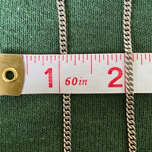 Agem I Sterling Silver Curb Neck Chain 24" - Picture 5 of 16